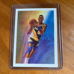 Reggie Miller 1990 nba hoops card rare image